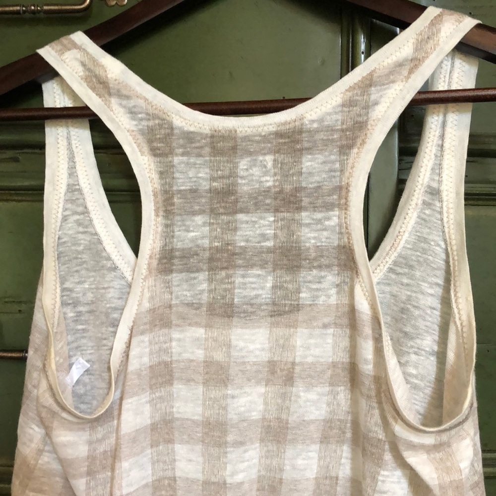 MADEWELL LINEN RACERBACK TANK - Picture 4 of 5